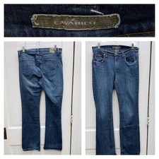 Vintage Z Cavaricci Denim Jeans Women's 8 Medium Wash Bootcut Blue Pants