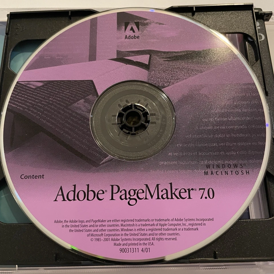 Adobe PageMaker 7.0 for Windows Full Retail Version - Image 3 of 4