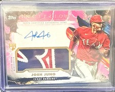 2023 Topps Inception - Auto Patch Josh Jung #IAP-JJ Magenta /75 (AU, MEM, RC)