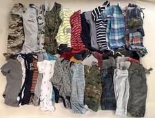 Huge Lot Of 45 Boys Clothing Size 3-6 Months Carter’s Mixed Brands Summer Fall