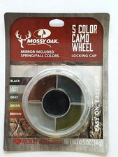 Camo Face Paint Mossy Oak Spring and Fall Colors Mirror Locking Cap Costume