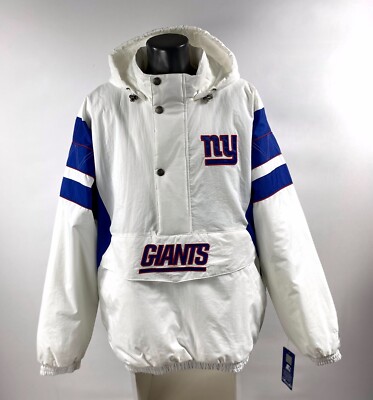 Starter Giants NFL ジャケット XL Giants Jacket New York Giants Starter Hooded Half Zip Pullover