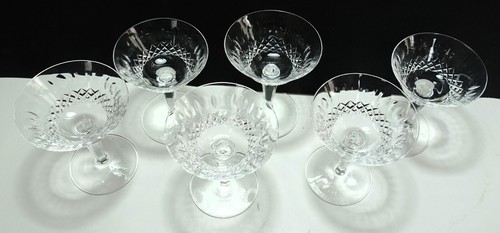 6 Likörgläser Kristallglas Antik Schalen geschliffen Höhe 9cm - Bild 5 von 8