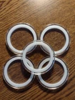 1 - Air-Tite Coin Capsule with White Ring for Peace Silver Dollar