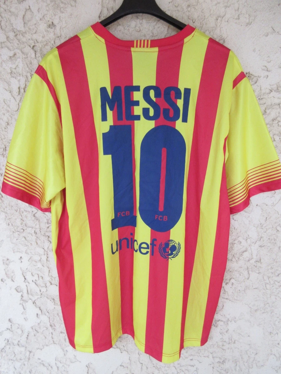 Maillot Vintage 2006/08 Barcelone Extérieur - Messi 19 (XL) Authentique