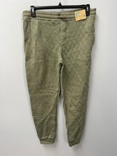 Thereabouts Green Quilted Classic Fit Joggers Sweatpants Girls Sz XL 18/20