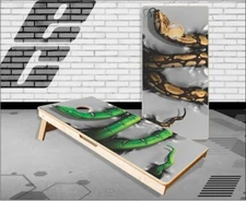 Snakes Crushing Cornhole Boards Bean Bag Toss Game