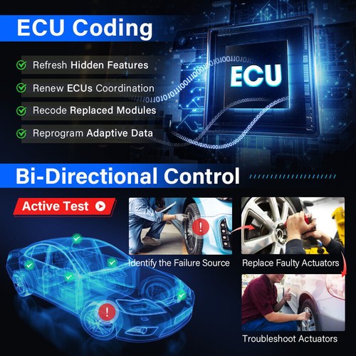Dispositivo de diagnóstico profesional LAUNCH X431 PROS V+ PRO 5 OBD2 TODO EL SISTEMA ECU codificación - Imagen 5 de 18
