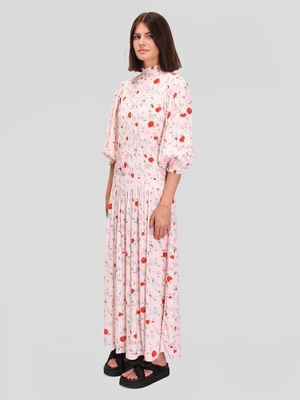 samsoe pink dress Rheo Dress Rose Wine