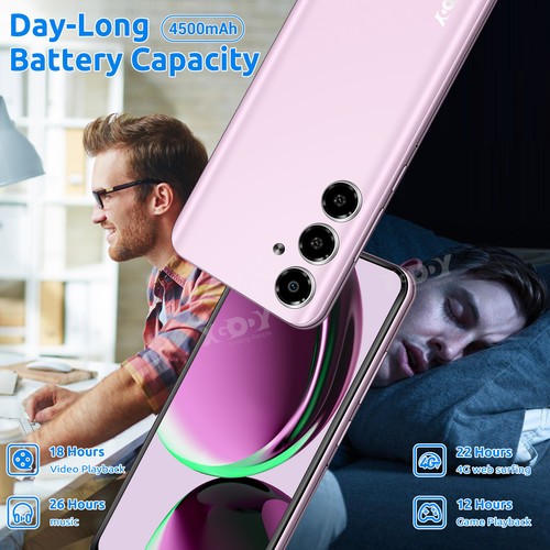 Cheap Android Cell Phone 4+64GB ROM Dual SIM 6.5" 4G Unlocked Smartphone 4500mAh - Afbeelding 6 van 16