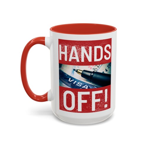 D Designs Hands Off Protect Immigrants Immigration Mug, Coffee Lovers Gift, USA - Picture 13 of 28