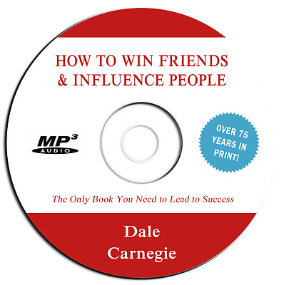 How to Win Friends & Influence People- Dale Carnegie-Audiobook-Self Help-MP3 CD