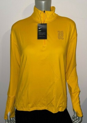 NIKE NWT Arcadia Invitational 2020 Yellow 1/4 Zip Pullover Shirt Jacket sz M $70