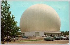 Andover Maine Earth Station ME UNP Chrome Bell System's Communications Postcard