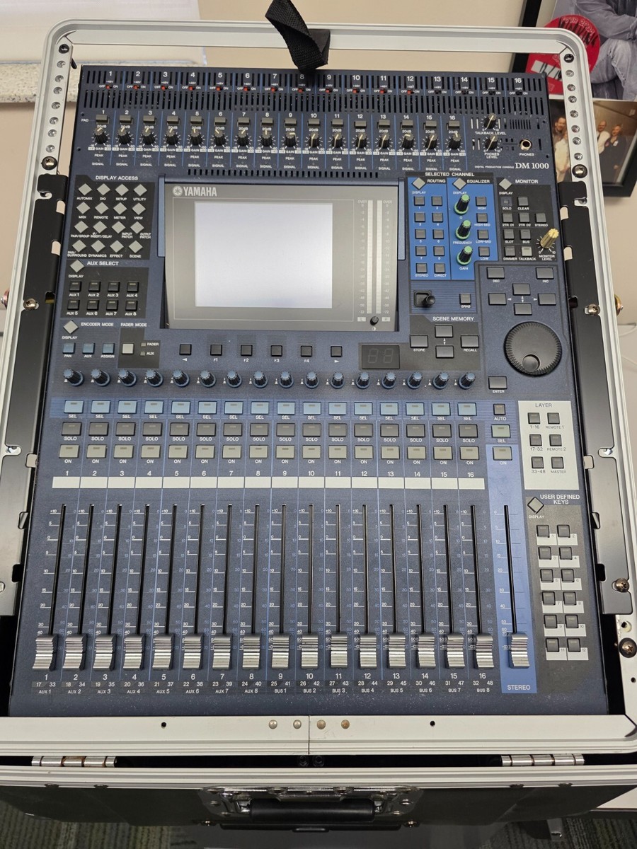 【美品】YAMAHA DM1000 Version2 ヤマハ デジタルミキサー Yamaha DM 1000 Version 2 48 Channel Digital Audio Mixer Console | eBay