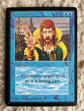 Magic the Gathering MTG Counterspell X1 BETA EDITION LIGHTLY PLAY 