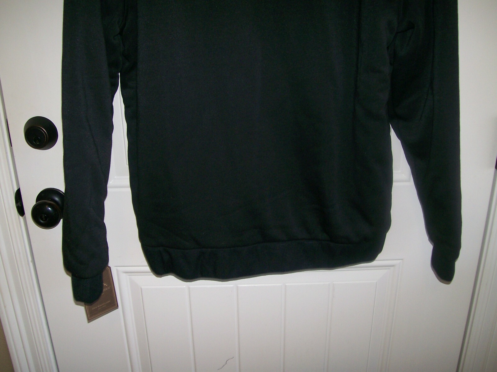 Mens Mountain Ridge Sherpa Fleece Hooded Jacket M Black