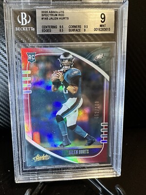 2020 Panini Absolute - Rookie Spectrum Red #145 Jalen Hurts /100