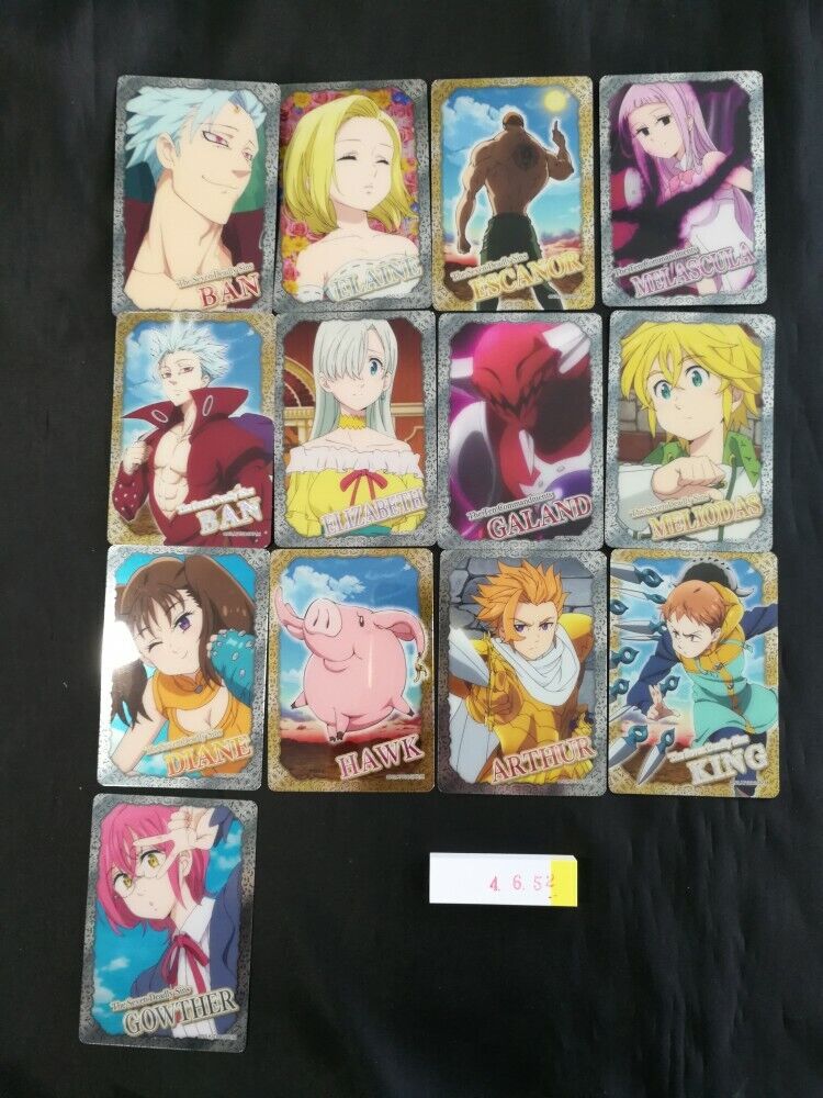 The Seven Deadly Sins Card Japanese Anime Manga Nanatsu No Taizai Meliodas  Ban