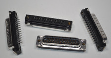 Lot of 4 AMP TE 745968-8 PCB D-Sub Connector Board-to-Board Plug 25 Pos