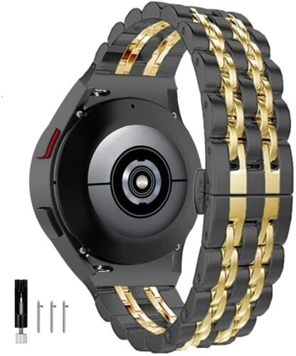 Pulsera de acero inoxidable con correa de metal para reloj Samsung Galaxy cadena de reloj 4/5/6 - Imagen 34 de 61