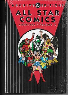 ALL STAR COMICS Archive Editions Volume 5 (1999) 1st EDITION HARDBACK [JSA]