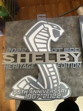 24x24 2022 Heritage Edition Powder Coated Custom Shelby Gt500 Mustang Hood Prop