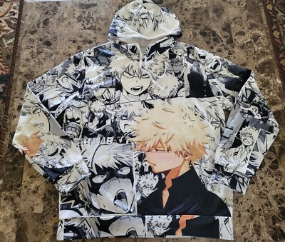 Bakugou Cosplay Bakugou Katsuki Hoodie Anime Sweatshirt Bakugou - Main Image