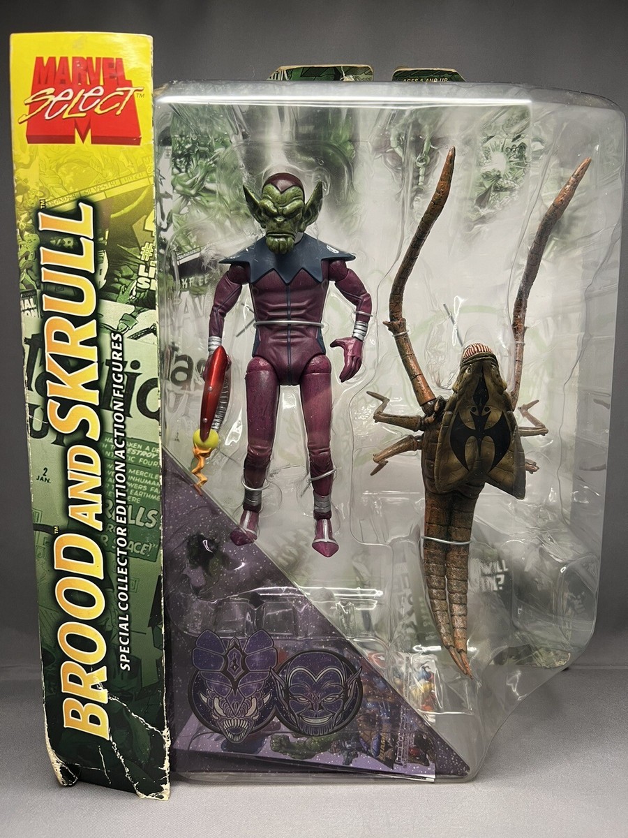 RARE NEW 2007 Diamond Select Toys Marvel Select Brood And Skrull