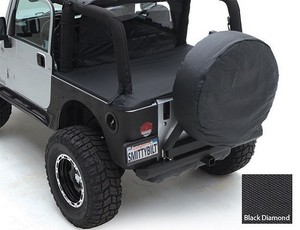 Smittybilt Tonneau Cover In Black Diamond For 04 06 Jeep Wrangler Unlimited Lj Ebay