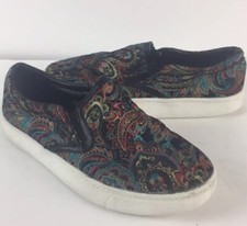Sam Edelman Paisley Marvin Slip On Sneakers Womens 5.5 US Metallic Flawed