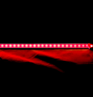 ROTE LED KABINE INNENLICHTLEISTE 500MM 12/24V ALUKOFFER FÜR LKW LKW VAN