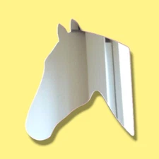 Horse's Shaped Acrylic Mirrors - Various Sizes