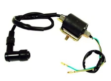 NEW Ignition Coil + Spark Plug Boot 50 90 110cc ATV Dirt Bike Quad Kazuma Roketa