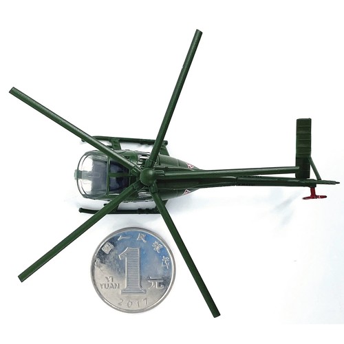Alloy 1/100 Scale US Army OH-6A Cayuse Helicopter Finished Model Decor Display - Picture 3 of 24