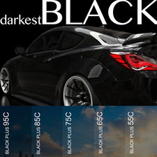 (10,50€/m²) Tönungsfolie schwarz NEW BLACK PLUS AutoScheibenfolie Nano Keramik