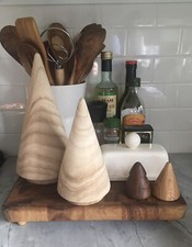 Studio McGee Christmas 7.5 10.5 Set 2 Wood Trees Decorative Threshold Target