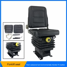 39X36CM Universal Tractor Seat f/Dumper Forklift Mower Digger +Suspension Base