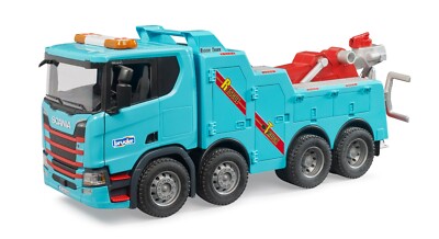 BRUDER  03553 Scania Super 560R Berge- und Abschlepp- LKW mit L+S Modul, NEU&OVP