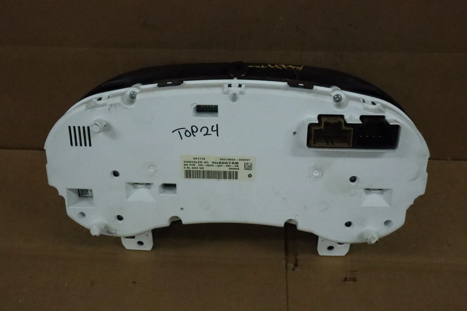 Jeep Grand Cherokee 2012 cuadro de instrumentos velocímetro fabricante de equipos originales 107.929 millas Foto 2 de 4