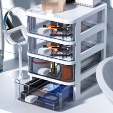 Small Desktop Storage Drawers Tower Unit 3-5 Mini Drawer Box Organizer for Home