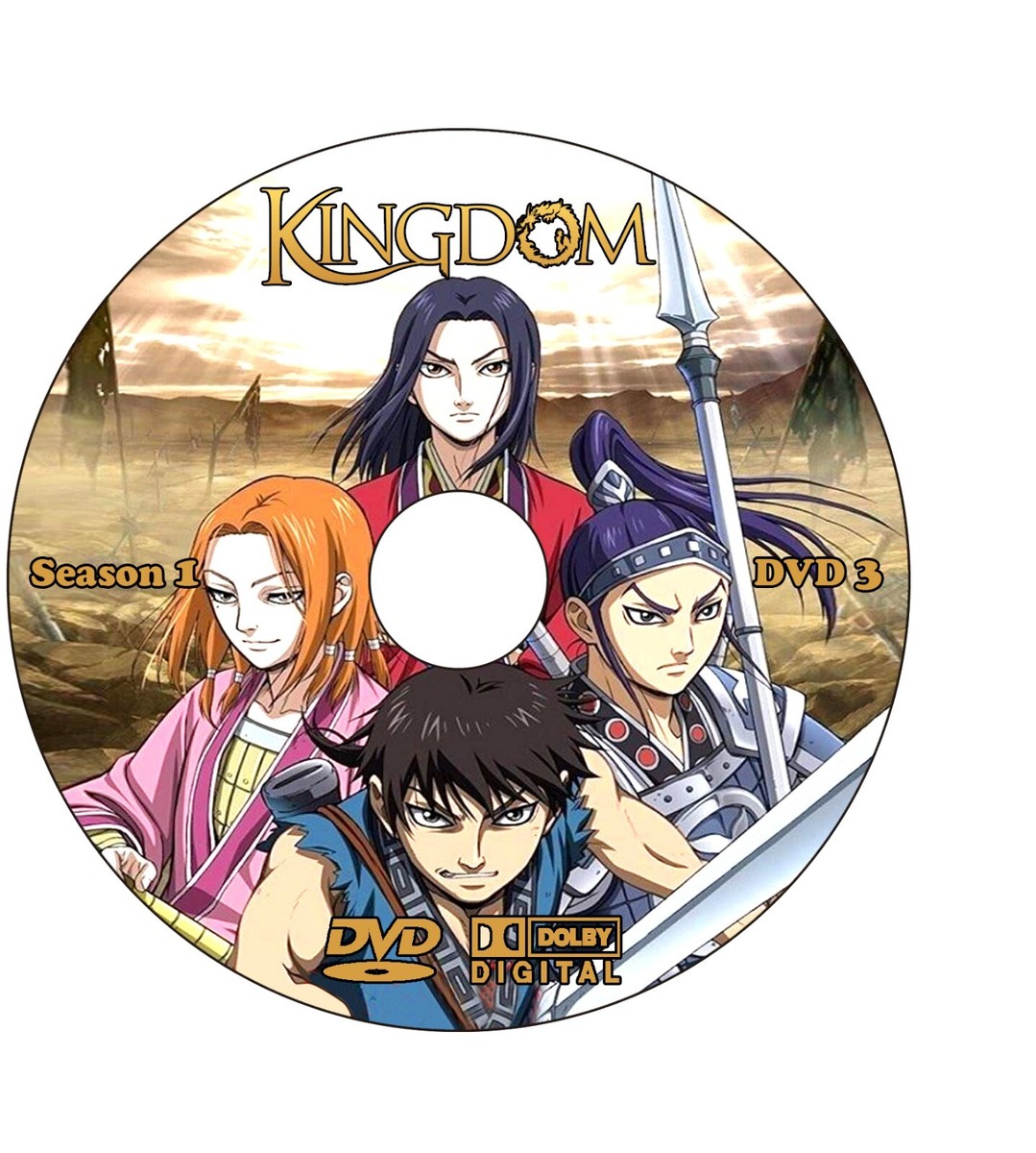 Kingdom Anime Series Season 1-3 Dual Audio English/Japanese