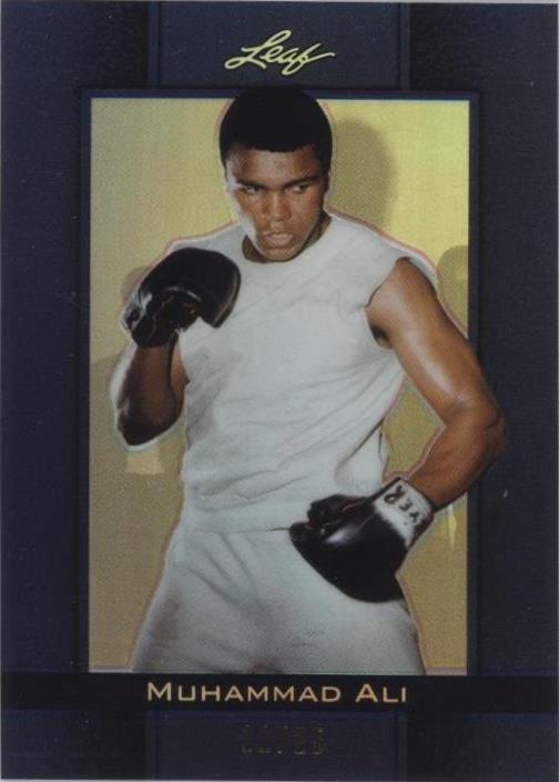 2011 Leaf Metal Ali - Muhammad Ali #72 Blue Prismatic /25 for sale ...