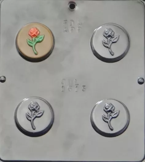 Rose Bud Chocolate Oreo Cookie Mold 1613 NEW eBay