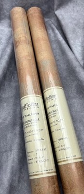 Ronald Redding Wallpaper Metallic Copper Bronze Gold Double Roll Lot 2 ML8631