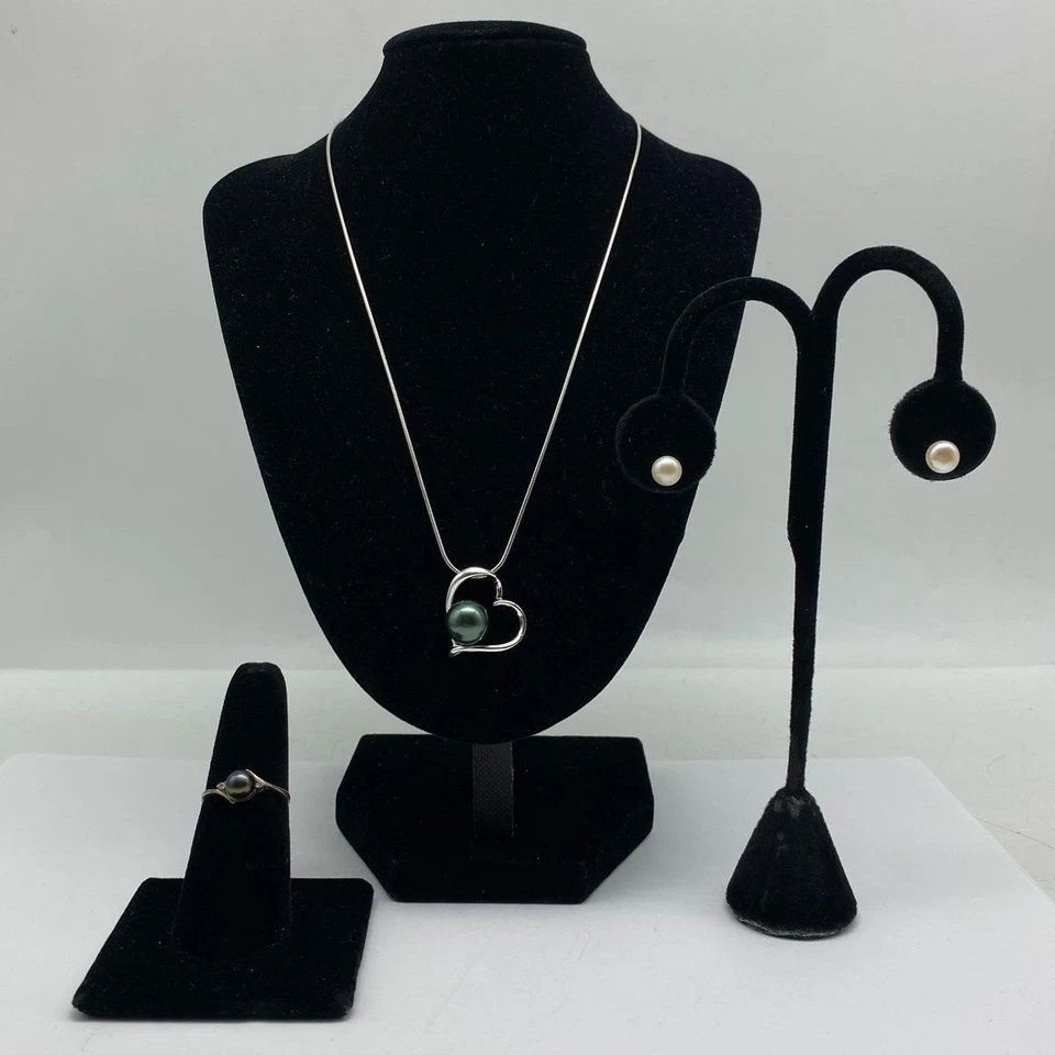 Sterling Silber verschiedene Schmuck Konvolut 3 Teile 9,41 g