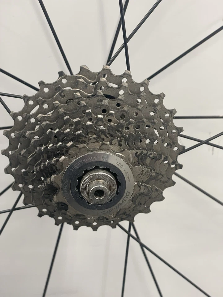 Juego de ruedas de freno de llanta pinzas de carbono Reynolds DV 46 mm 10 velocidades Foto 3 de 4