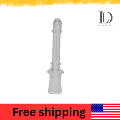 2-Pack 19mm Glass Cigarette Holder Mouthpiece   Durable Reusable Accessory