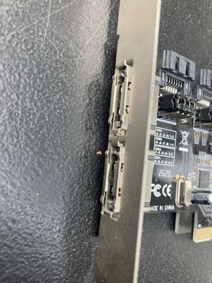 PCIe x1 to 2x eSATA Ports Expansion Card External SATA Controller Adapter