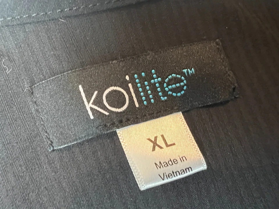 Koi Lite 磨砂上衣衬衫男式尺寸 XL 超大号 667 护理黑色性能 — 第 2/4 张图片